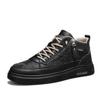 Men’s & Women’s Casual Platform Sneakers – Premium Leather, Cushioned Sole, Everyday Comfort