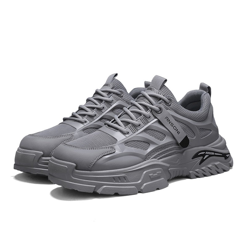 Adult Breathable Chunky Sneakers – Cushioned Sport Casual Shoes for Daily Wear