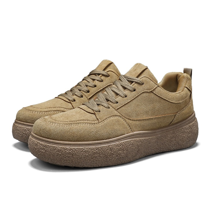 Women's Chunky Platform Sneakers – Lightweight Casual Walking Shoes