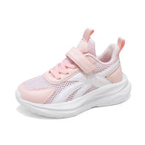 Youth Lightweight Mesh Sneakers with Velcro Strap – Cushioned Sports Shoes for Active Teens