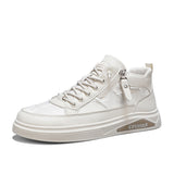 Men’s & Women’s Casual Platform Sneakers – Premium Leather, Cushioned Sole, Everyday Comfort