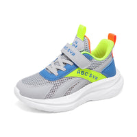 Youth Lightweight Mesh Sneakers with Velcro Strap – Cushioned Sports Shoes for Active Teens