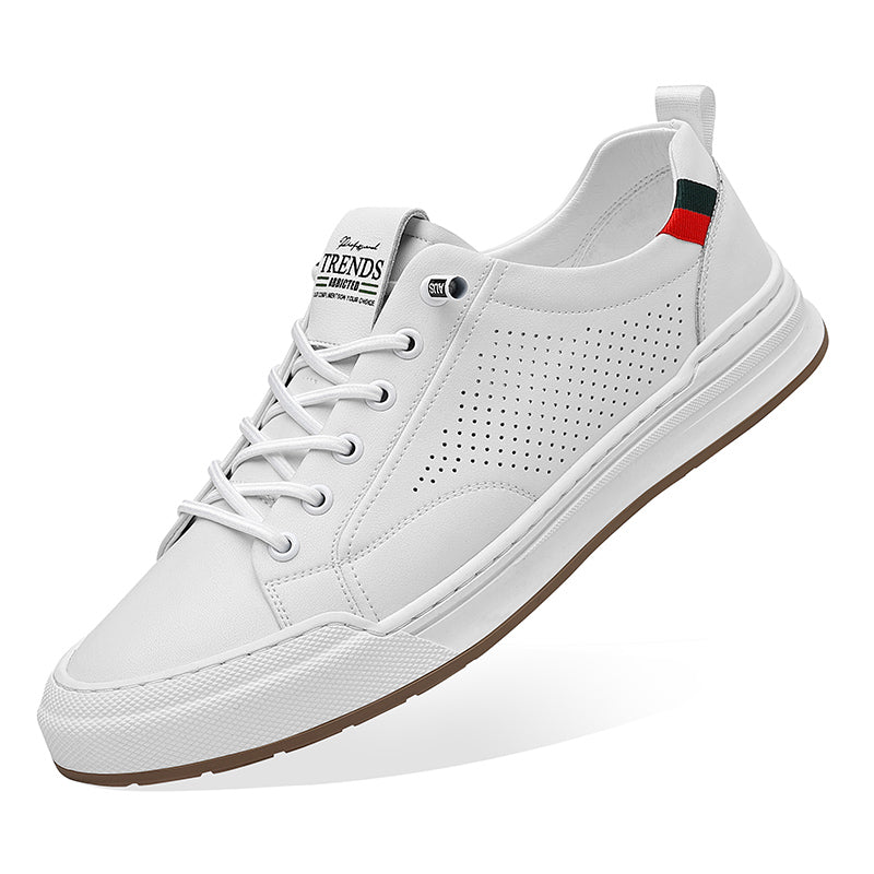 Men’s Casual Perforated Sneakers – Clean Everyday Comfort Shoes
