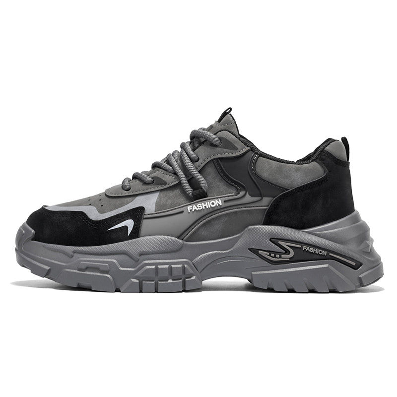 Chunky Outdoor-Inspired Sneakers – Thick Sole Casual Shoes for Everyday Wear