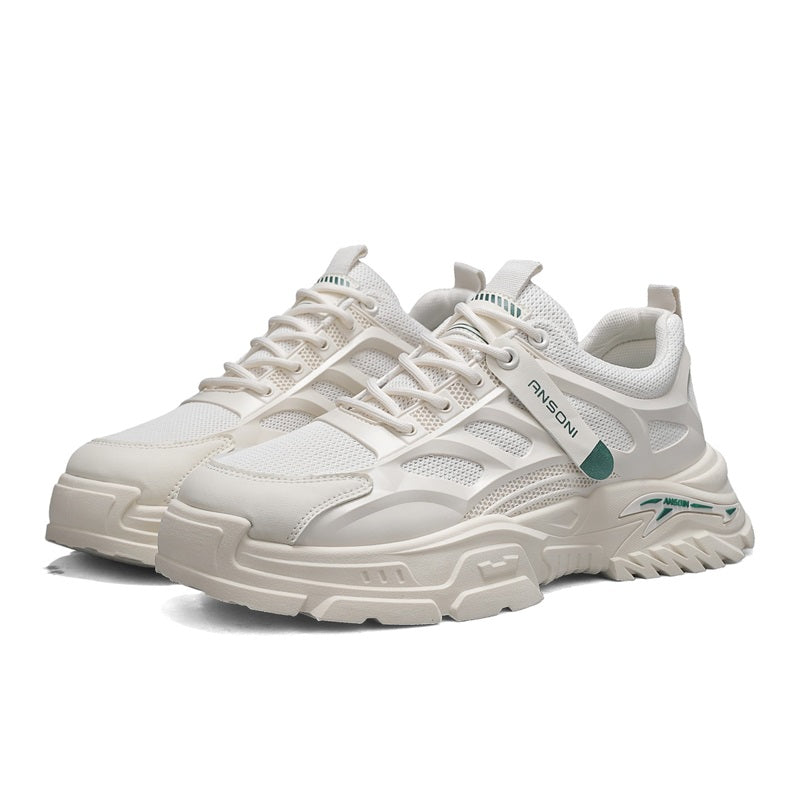 Adult Breathable Chunky Sneakers – Cushioned Sport Casual Shoes for Daily Wear