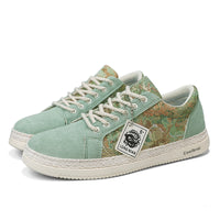 Men’s Casual Canvas Sneakers – Lightweight Breathable Lace-Up Shoes for Daily Wear