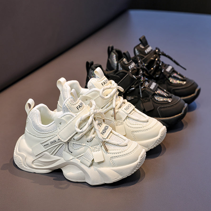 Kids Chunky Sneakers – Lightweight Breathable Sports Shoes for Boys & Girls, Non-Slip Cushioned Sole
