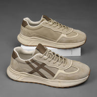 Men’s Lightweight Casual Sneakers – Breathable Mesh & Suede Walking Shoes for Everyday Comfort