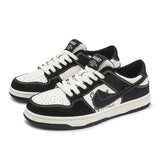 Men’s & Women’s Retro Low-Top Sneakers – Casual Skate Style Lace-Up Shoes for Daily Wear