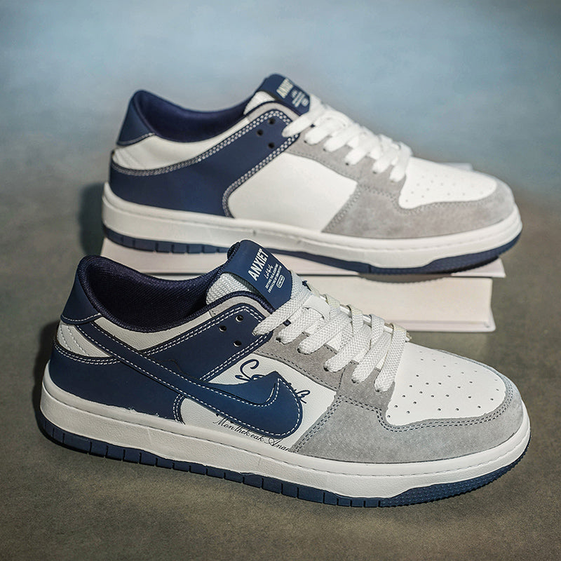 Men’s & Women’s Retro Low-Top Sneakers – Casual Skate Style Lace-Up Shoes for Daily Wear