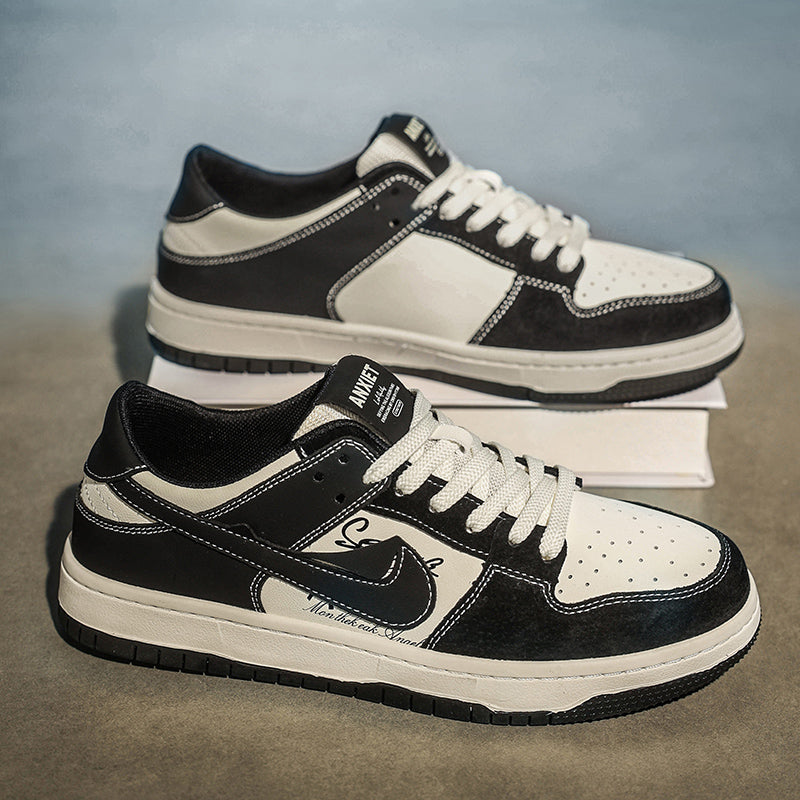 Men’s & Women’s Retro Low-Top Sneakers – Casual Skate Style Lace-Up Shoes for Daily Wear