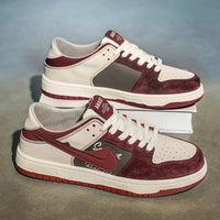 Men’s & Women’s Retro Low-Top Sneakers – Casual Skate Style Lace-Up Shoes for Daily Wear