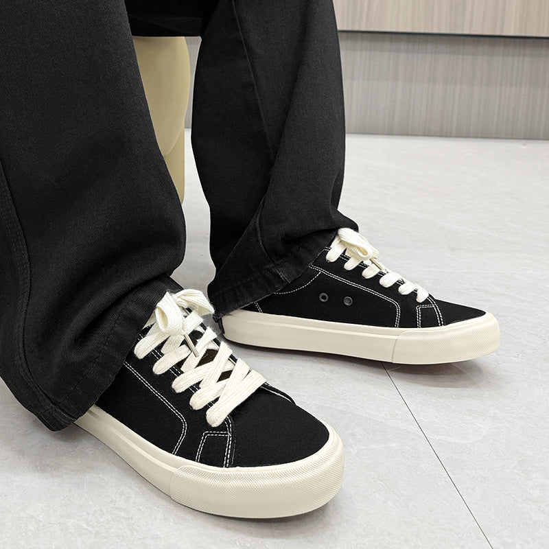 Classic Canvas Sneakers – Everyday Casual Shoes for Daily Comfort  A clean, timeless sneaker designed to match every outfit and every day.