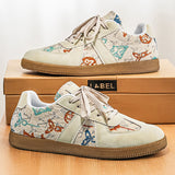 Men’s Retro Casual Sneakers – Lightweight Comfort Lace-Up Daily Walking Shoes