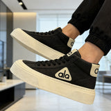 Unisex High-Top Platform Sneakers – Retro Street Style Shoes.Retro attitude. Platform comfort. Street ready.