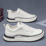 Men’s Casual Platform Sneakers – Comfortable Leather Walking Shoes for Daily Use Designed for everyday comfort with a modern urban silhouette.