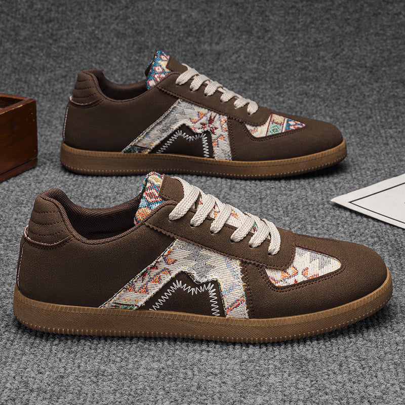 Men’s & Women’s Casual Retro Sneakers – Comfortable Low-Top Daily Walking Shoes