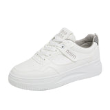 Minimalist White Platform Sneakers for Women & Men – Lightweight Cushioned Everyday Shoes