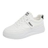 Minimalist White Platform Sneakers for Women & Men – Lightweight Cushioned Everyday Shoes