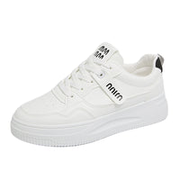Minimalist White Platform Sneakers for Women & Men – Lightweight Cushioned Everyday Shoes