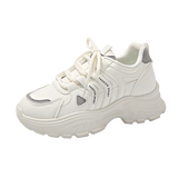 Women’s Chunky Platform Sneakers – Cushioned Thick Sole Casual Walking Shoes