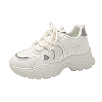 Women’s Chunky Platform Sneakers – Cushioned Thick Sole Casual Walking Shoes