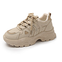 Women’s Chunky Platform Sneakers – Cushioned Thick Sole Casual Walking Shoes