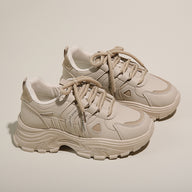 Women’s Chunky Platform Sneakers – Cushioned Thick Sole Casual Walking Shoes