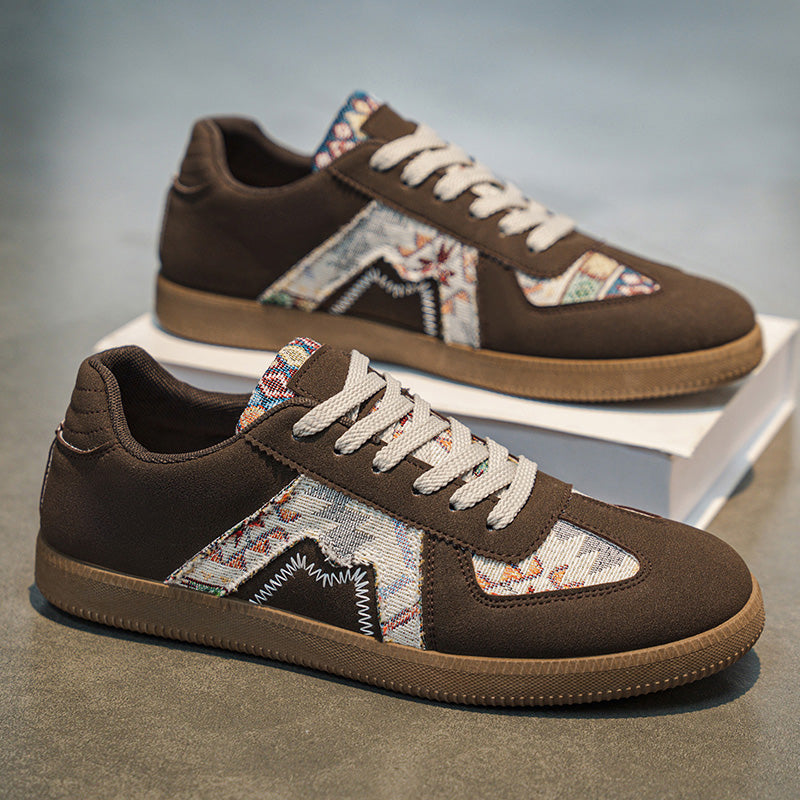 Men’s & Women’s Casual Retro Sneakers – Comfortable Low-Top Daily Walking Shoes