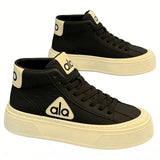 Unisex High-Top Platform Sneakers – Retro Street Style Shoes.Retro attitude. Platform comfort. Street ready.