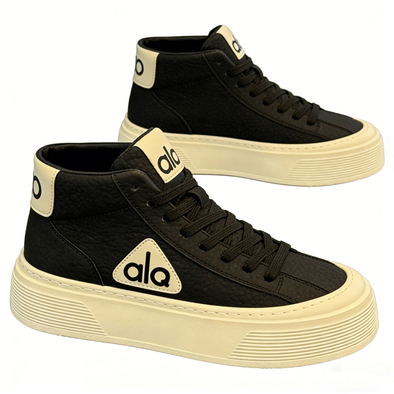 Unisex High-Top Platform Sneakers – Retro Street Style Shoes.Retro attitude. Platform comfort. Street ready.