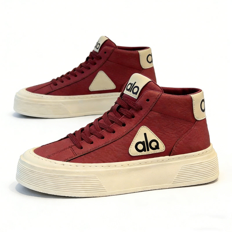 Unisex High-Top Platform Sneakers – Retro Street Style Shoes.Retro attitude. Platform comfort. Street ready.