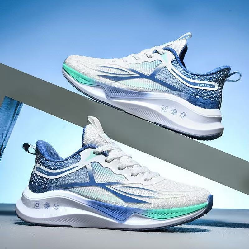 Men’s & Women’s Lightweight Breathable Running Sneakers – Cushioned Sport Shoes for Daily Training & Street Wear