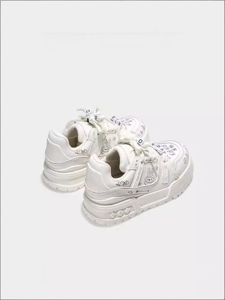 Kids Chunky Sneakers – Graffiti Style Casual Shoes for Boys & Girls