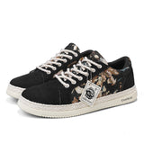 Men’s Casual Canvas Sneakers – Lightweight Breathable Lace-Up Shoes for Daily Wear