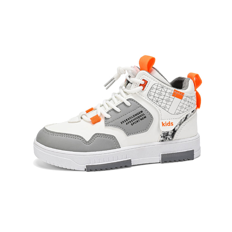 Teen Mid-Top Casual Sneakers – Lightweight Street Style Shoes for Daily Wear & School
