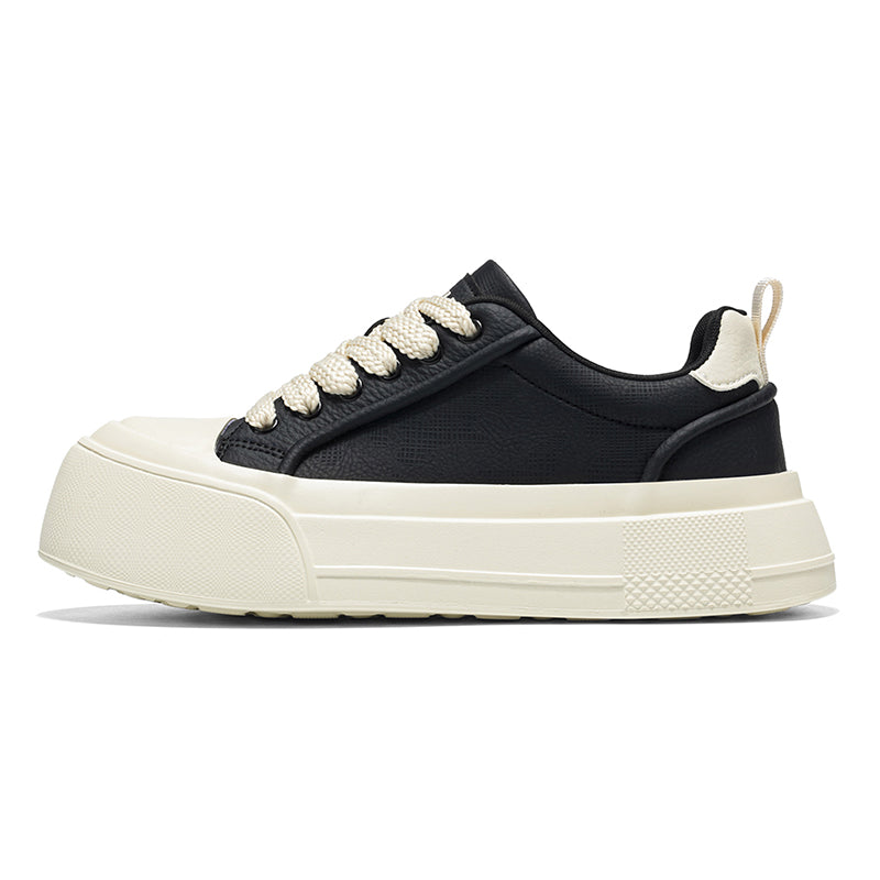Women’s Chunky Platform Sneakers – Stylish Lace-Up Casual Shoes for Daily Wear