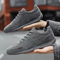Men’s Casual Low-Top Sneakers with Cushioned Sole – Lightweight Daily Comfort Shoes