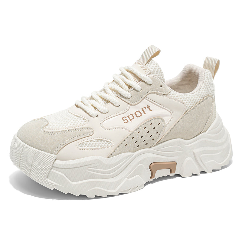 Men’s & Women’s Chunky Sport Sneakers – Breathable Mesh Casual Trainers with Cushioned Sole