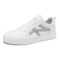 Minimalist White Low-Top Sneakers for Men & Women｜Lightweight Everyday Casual Shoes
