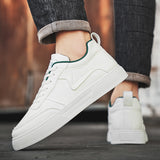 Men’s & Women’s Classic All-White Platform Sneakers – Lightweight Casual Shoes for Daily Wear