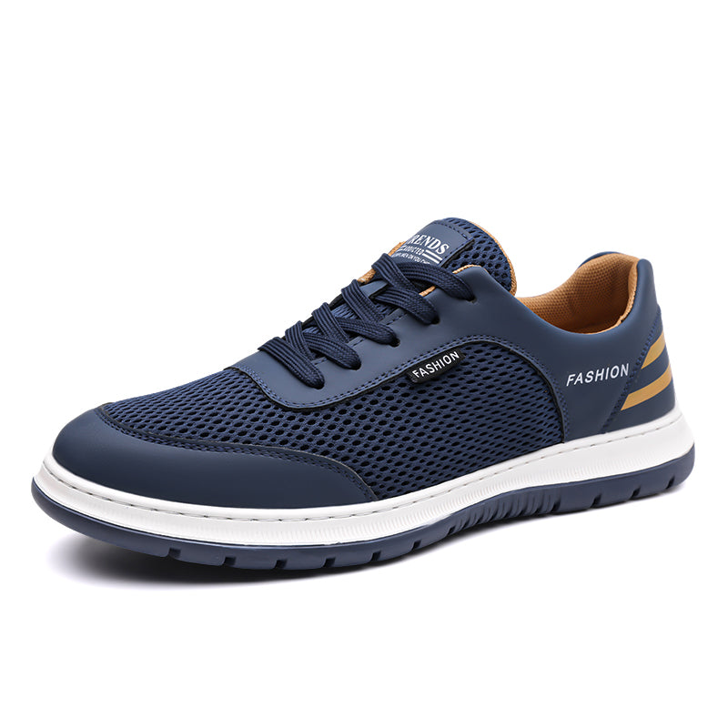 Men’s Breathable Mesh Casual Sneakers – Lightweight Comfort Shoes for Daily Wear
