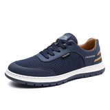 Men’s Breathable Mesh Casual Sneakers – Lightweight Comfort Shoes for Daily Wear