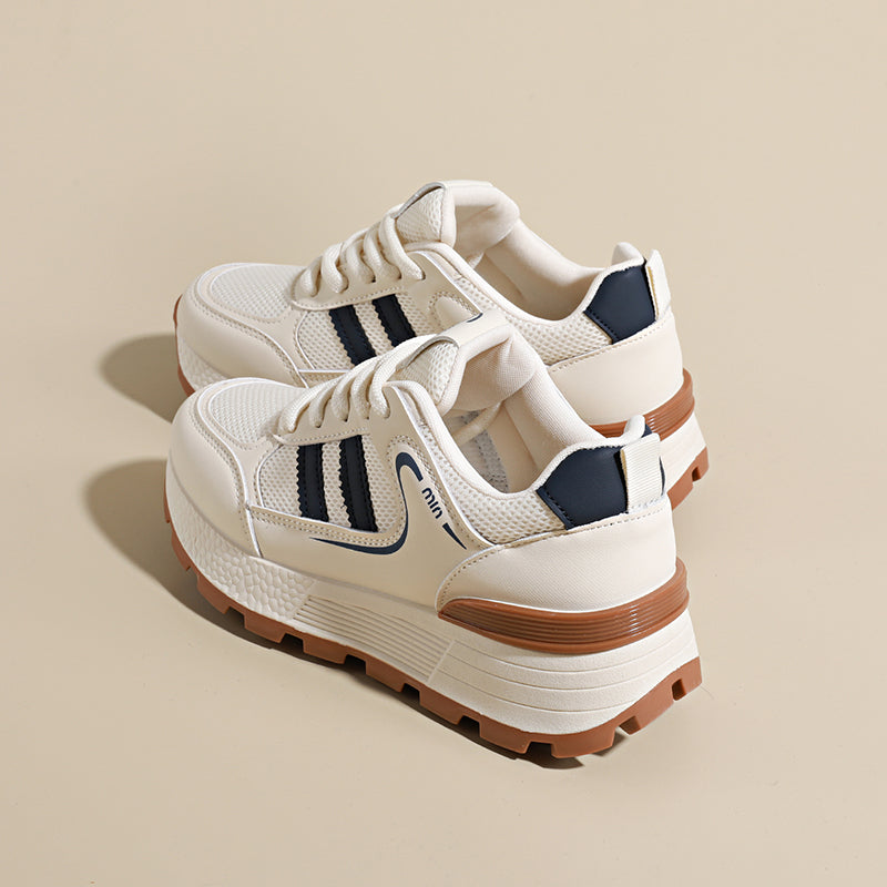 Women’s Chunky Platform Sneakers – Lightweight Casual Walking Shoes Designed for everyday comfort, style, and effortless height boost.