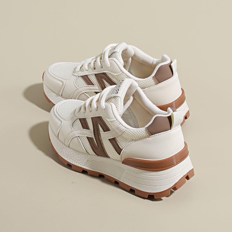 Women’s Lightweight Chunky Sneakers – Breathable Mesh Casual Walking Shoes