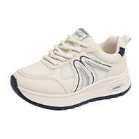 Men’s & Women’s Lightweight Platform Sneakers – Breathable Mesh Casual Walking Shoes with Cushioned Sole