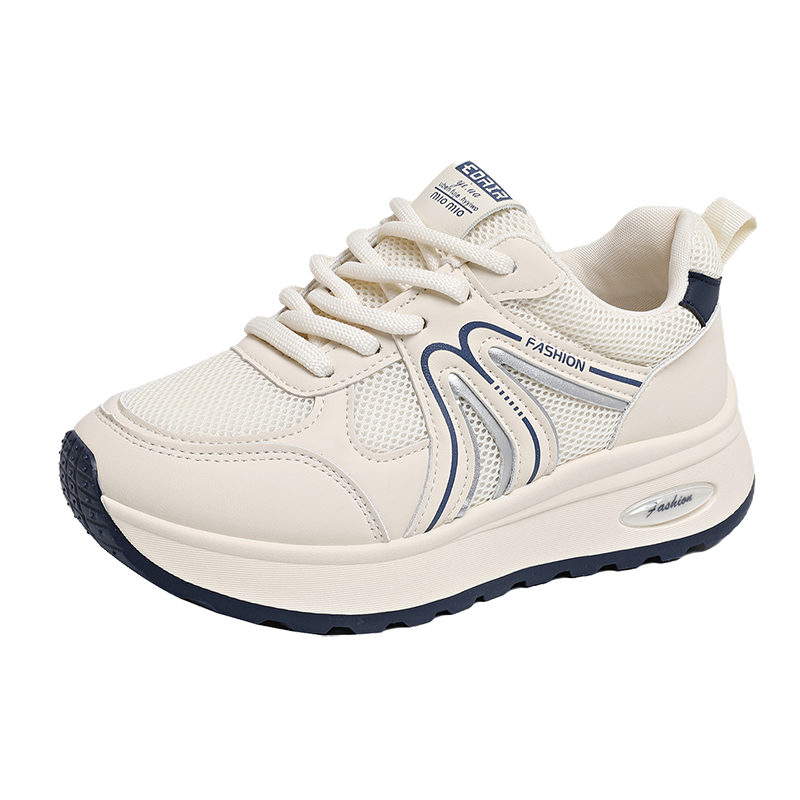 Men’s & Women’s Lightweight Platform Sneakers – Breathable Mesh Casual Walking Shoes with Cushioned Sole