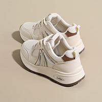 Men’s & Women’s Lightweight Platform Sneakers – Breathable Mesh Casual Walking Shoes with Cushioned Sole