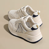 Men’s & Women’s Lightweight Platform Sneakers – Breathable Mesh Casual Walking Shoes with Cushioned Sole