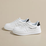 Men’s & Women’s Classic White Sneakers – Lightweight Casual Shoes for Daily Wear